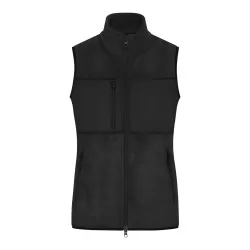 Gilet polaire femme sans manches polyester anti-boulochage poches zippées, 280 g/m²
