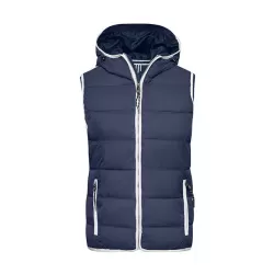 Gilet Maritime femme polyamide rembourré nautique matelassé imperméable style marin
