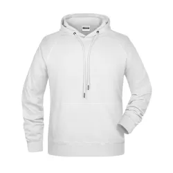 Sweat homme à capuche Hoody coton bio Organic manches raglan molleton gratté OEKO-TEX, 300 g/m²
