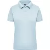 Polo de travail femme en coton durable manches courtes, 220 g/m²
