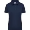 Polo de travail femme en coton durable manches courtes, 220 g/m²