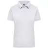Polo de travail femme en coton durable manches courtes, 220 g/m²