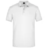 Polo homme piqué stretch élasthanne coton ring-spun OEKO-TEX, 210 g/m²