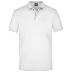 Polo homme coton Pima premium piqué ultra-fin fibres longues OEKO-TEX, 180 g/m²