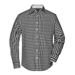 Chemise homme à carreaux Checked Shirt coton légère western country casual, 100 g/m²