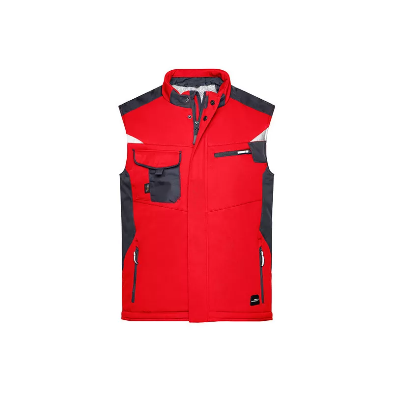 Gilet softshell Craftsmen STRONG artisan renforcé polyester polyamide professionnel robuste