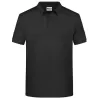 Polo homme classique coton biologique col polo, manches courtes, 180 g/m²
