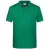 Polo homme classique coton biologique col polo, manches courtes, 180 g/m²