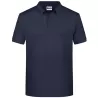 Polo homme classique coton biologique col polo, manches courtes, 180 g/m²