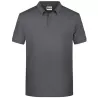 Polo homme classique coton biologique col polo, manches courtes, 180 g/m²
