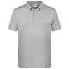 Polo homme classique coton biologique col polo, manches courtes, 180 g/m²