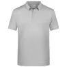 Polo homme classique coton biologique col polo, manches courtes, 180 g/m²