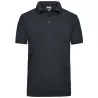 Polo de travail homme en coton durable manches courtes, 220 g/m²