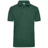Polo de travail homme en coton durable manches courtes, 220 g/m²