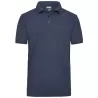 Polo de travail homme en coton durable manches courtes, 220 g/m²