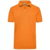 Polo de travail homme en coton durable manches courtes, 220 g/m²