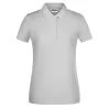 Polo femme classique en coton biologique, col polo, manches courtes, 180 g/m²