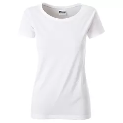 T-shirt femme Basic coton biologique Organic ring-spun classique OEKO-TEX, 120 g/m²
