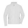 Veste polaire homme zippée col montant mentonnière poches contrastées outdoor, 280 g/m²