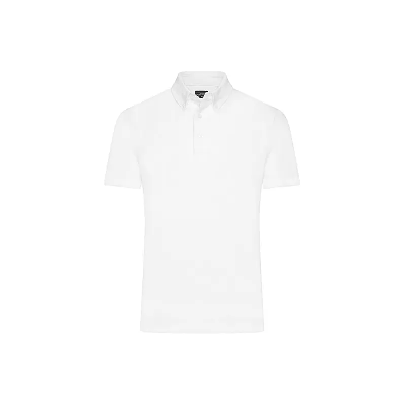 Polo homme fashion en coton fin piqué classique, 195 g/m²