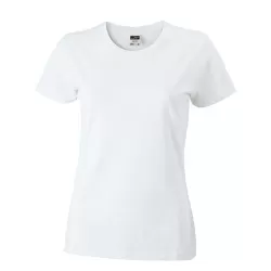 T-shirt femme Slim Fit col rond coton peigné ring-spun cintrée OEKO-TEX, 160 g/m²