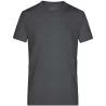 T-shirt homme Heather chiné col V polyester coton mélange tendance, 170 g/m²