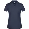 Polo de travail femme bio résistant manches courtes, 200 g/m²