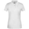 Polo de travail femme bio résistant manches courtes, 200 g/m²