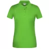 Polo de travail femme bio résistant manches courtes, 200 g/m²