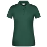 Polo de travail femme bio résistant manches courtes, 200 g/m²