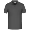 Polo de travail homme bio résistant manches courtes, 200 g/m²