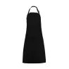 Tablier à bavette réglable en coton avec doubles poches ouvertes, 280 g/m²