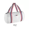 Sac polochon ODEON avec anses tricolores en coton canvas, 235 g/m²