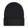 Bonnet Beanie with Patch Thinsulate patch cuir personnalisable doublé chaud
