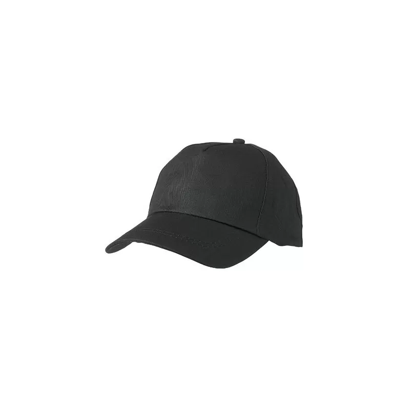 Casquette 5 panneaux Promo coton front renforcé velcro, 165 g/m²