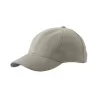 Casquette 6 panneaux Low Profile coton brossé clip métal satin, 350 g/m²