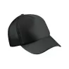Casquette 5 panneaux Mesh polyester filet aéré snap plastique