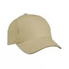 Casquette 6 panneaux Heavy Cotton coton lourd brossé velcro satin, 260 g/m²