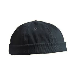 Casquette Chef 6 panneaux sans visière cuisine coton brossé velcro, 350 g/m²