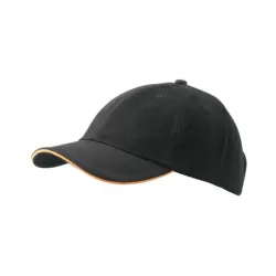 Casquette 6 panneaux Raver Sandwich Low Profile boucle métal, 350 g/m²