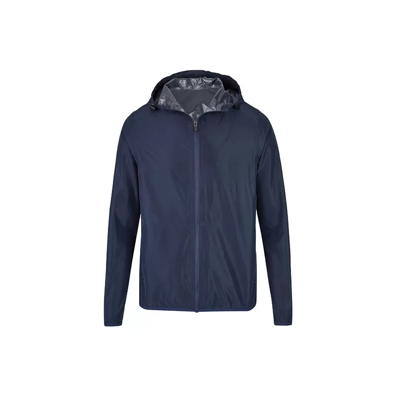 Veste à capuche coupe-vent légère et hydrofuge coupe droite, 90 g/m²