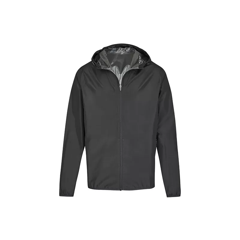 Veste à capuche coupe-vent légère et hydrofuge coupe droite, 90 g/m²
