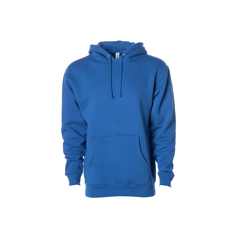 Sweat à capuche épais en coton et polyester, capuche en polaire, 330 g/m²