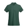 Polo femme manches courtes coupe ajustée en coton biologique certifié OCS, 210 g/m²