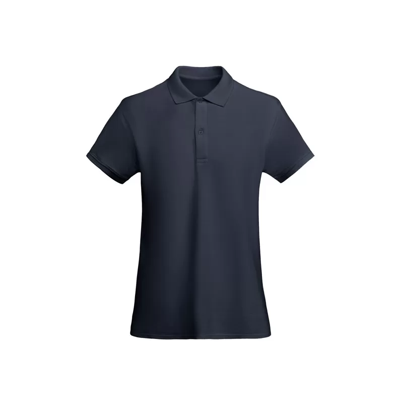 Polo femme manches courtes coupe ajustée en coton biologique certifié OCS, 210 g/m²