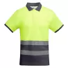 Polo manches courtes haute visibilité mélangé confortable en polyester et coton, 170 g/m²