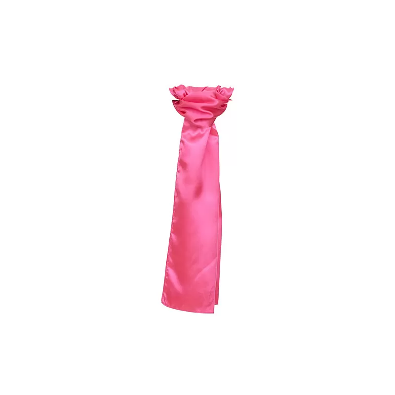 Foulard en polyester tissé avec une finition satinée lisse et brillante, format 120 x 25 cm