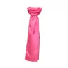 Foulard en polyester tissé avec une finition satinée lisse et brillante, format 120 x 25 cm