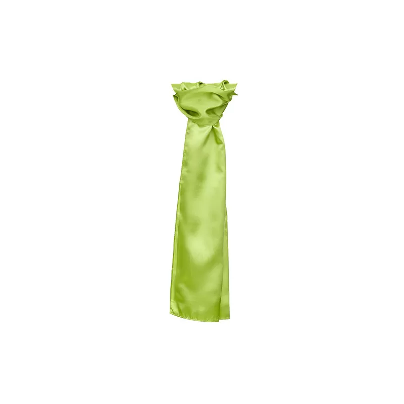 Foulard en polyester tissé avec une finition satinée lisse et brillante, format 120 x 25 cm
