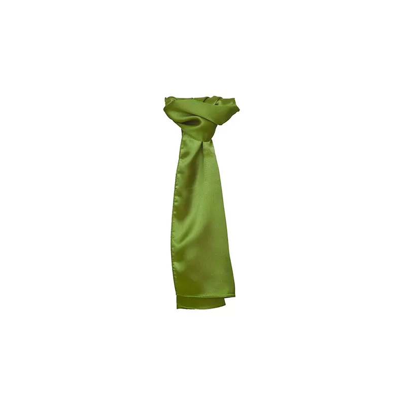 Foulard en polyester tissé avec une finition satinée lisse et brillante, format 120 x 25 cm